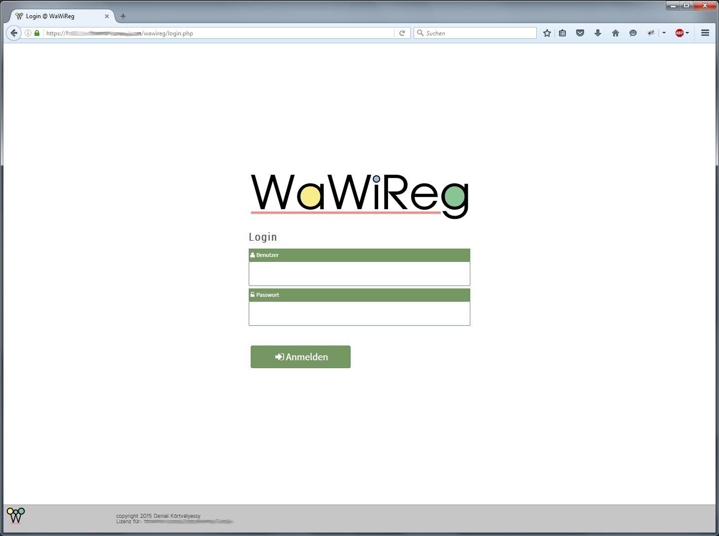 Login-Screenshot